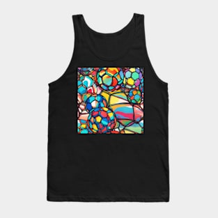 Fantasy Kick: A Colorful Soccer Journey Tank Top